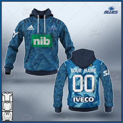 Personalised Auckland Blues Super Rugby 2021 Home Jersey - OldSchoolThings - Personalize Your Own New & Retro Sports Jerseys, Hoodies, T Shirts