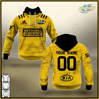 Personalised Wellington Hurricanes Super Rugby Home Jersey - OldSchoolThings - Personalize Your Own New & Retro Sports Jerseys, Hoodies, T Shirts