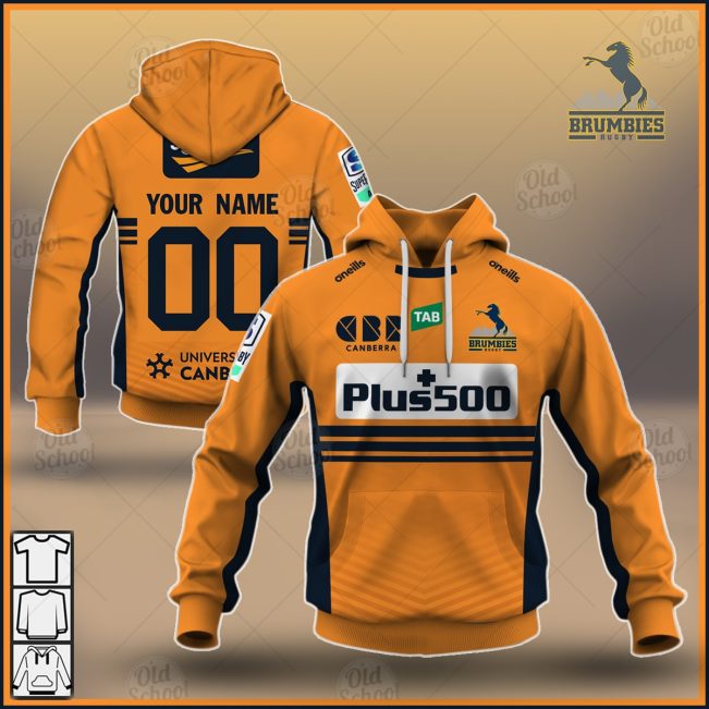 Personalised Super Rugby 2021 ACT BRUMBIES Away Jersey - OldSchoolThings - Personalize Your Own New & Retro Sports Jerseys, Hoodies, T Shirts