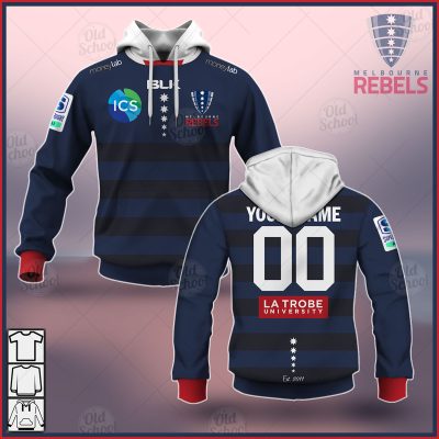 Personalised Super Rugby MELBOURNE REBELS Home Jersey - OldSchoolThings - Personalize Your Own New & Retro Sports Jerseys, Hoodies, T Shirts