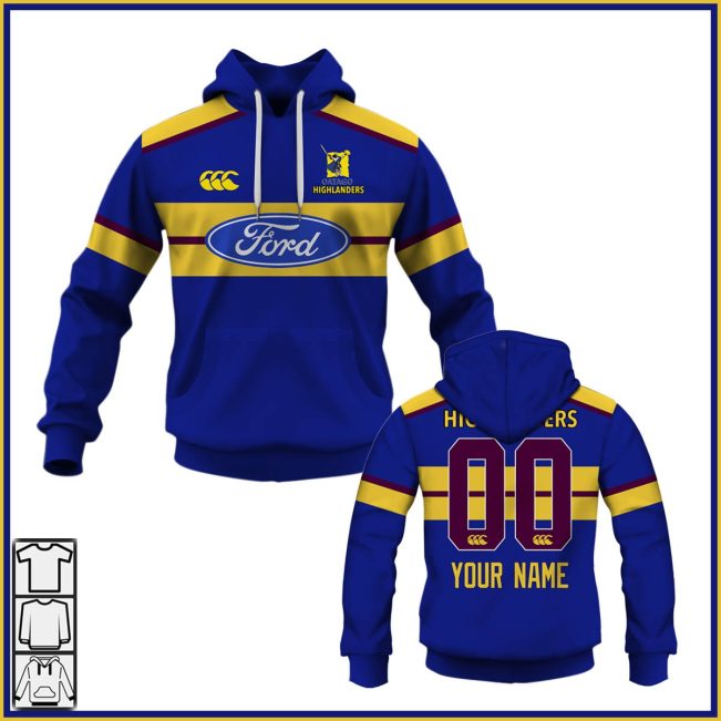 Personalise Throwback Otago Highlanders Super Rugby Vintage Jersey 1997 - OldSchoolThings - Personalize Your Own New & Retro Sports Jerseys, Hoodies, T Shirts