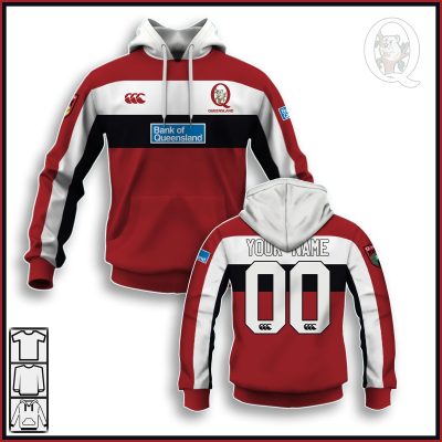 Personalize Throwback Super Rugby Queensland Reds Vintage 2001 Jersey - OldSchoolThings - Personalize Your Own New & Retro Sports Jerseys, Hoodies, T Shirts