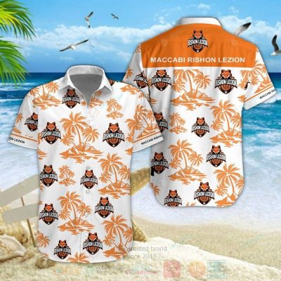 Maccabi Rishon Lezion Hawaiian Shirt, Short - Hot Sale 2025