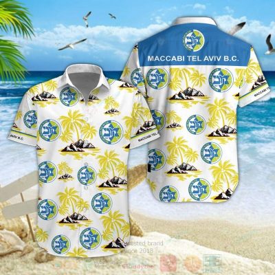 Maccabi Tel Aviv B.C Hawaiian Shirt, Short - Hot Sale 2025