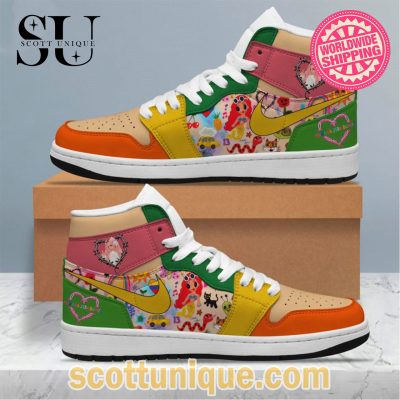 Manana Sera Bonito Nike Air Jordan 1 High Top Sneakers -Soulcals.com