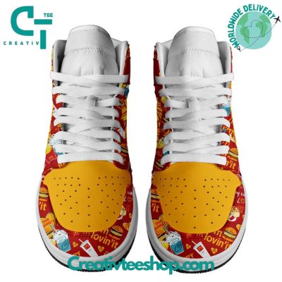 Mc Donald I'm Lovin It Air Jordan 1 Sneaker - soulcals.com