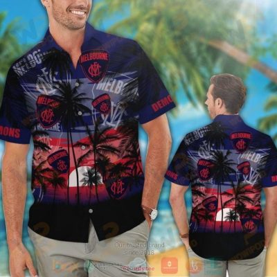 Melbourne Demons Hawaiian Shirt And Shorts - Hot Sale 2025