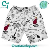 Miami Heat Beachscape Hawaiian Set - demo10