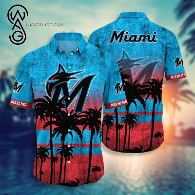 Miami Marlins Baseball Team Combo Hawaiian Shirt And Shorts - Hot Sale 2025
