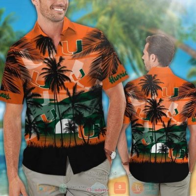 Miami Hurricanes Tropical Hawaiian Shirt And Shorts - Hot Sale 2025
