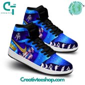 Micheal Jackson The King Disco Blue Air Jordan 1 Sneaker - demo10