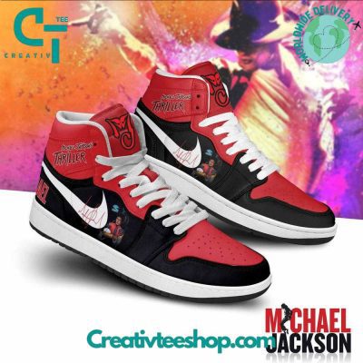 Michael Jackson Thriller Night Signature Air Jordan 1 Sneaker - soulcals.com