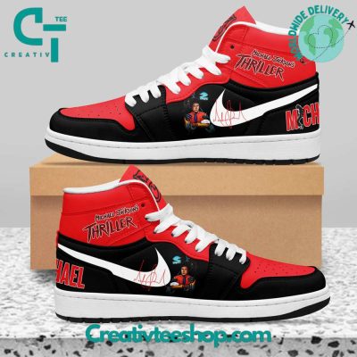 Michael Jackson Thriller Night Signature Air Jordan 1 Sneaker - soulcals.com