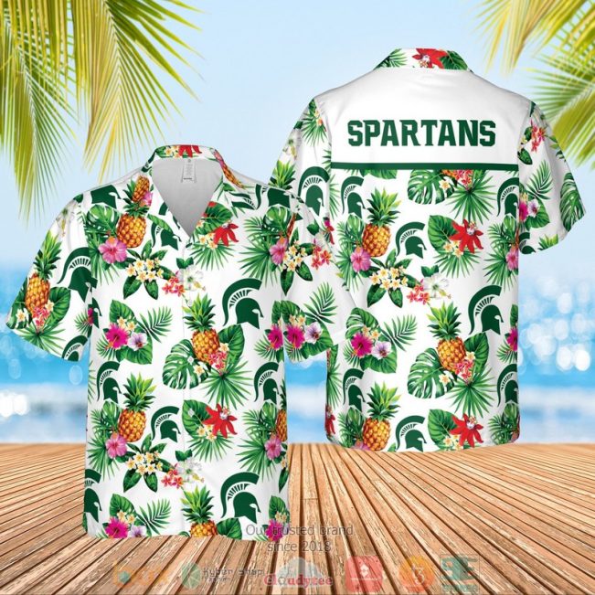 Michigan State Spartans Men?S Basketball Ncaa Hawaiian Shirt, Shorts - Hot Sale 2025