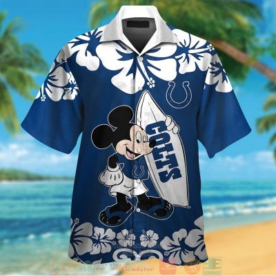 Mickey Mouse Indianapolis Colts Hawaiian Shirt And Shorts - Hot Sale 2025