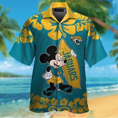 Mickey Mouse Jacksonville Jaguars Hawaiian Shirt And Shorts - Hot Sale 2025