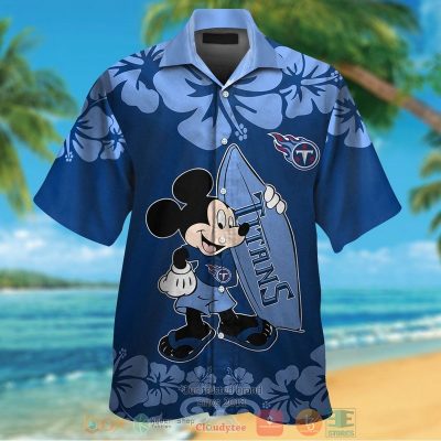 Mickey Mouse Tennessee Titans Hawaiian Shirt And Shorts - Hot Sale 2025