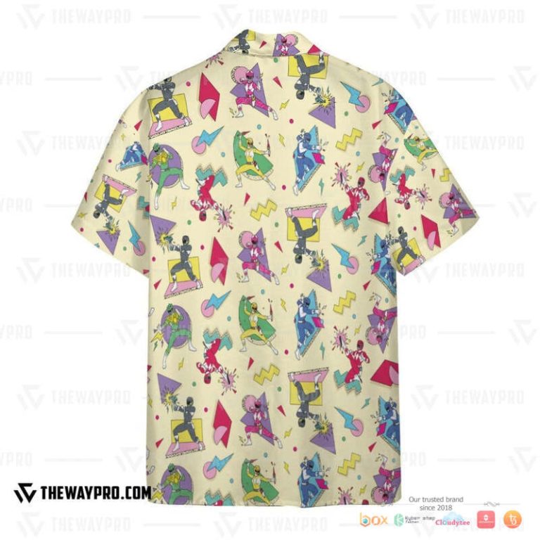 Mighty Morphin Power Rangers Characters Hawaiian Shirt, Short - Hot Sale 2025 Mighty Morphin Power Rangers Characters Hawaiian Shirt, Short - Hot Sale 2025