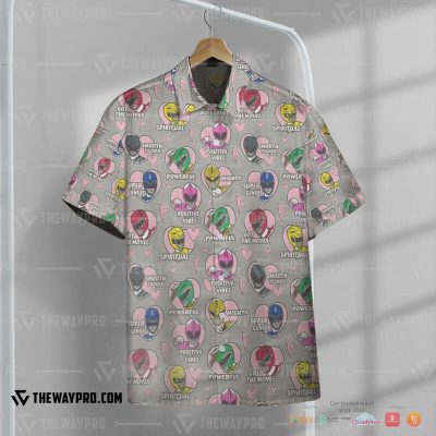 Mighty Morphin Power Rangers Positive Vibes Hawaiian Shirt, Short - Hot Sale 2025