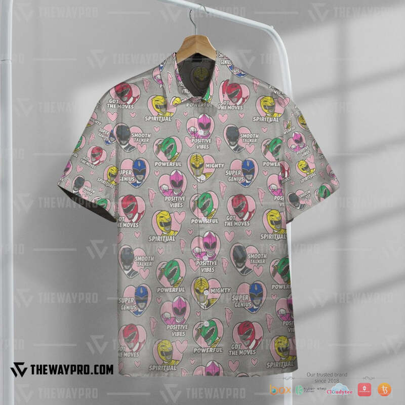 Mighty Morphin Power Rangers Positive Vibes Hawaiian Shirt, Short - Hot Sale 2025 Mighty Morphin Power Rangers Positive Vibes Hawaiian Shirt, Short - Hot Sale 2025