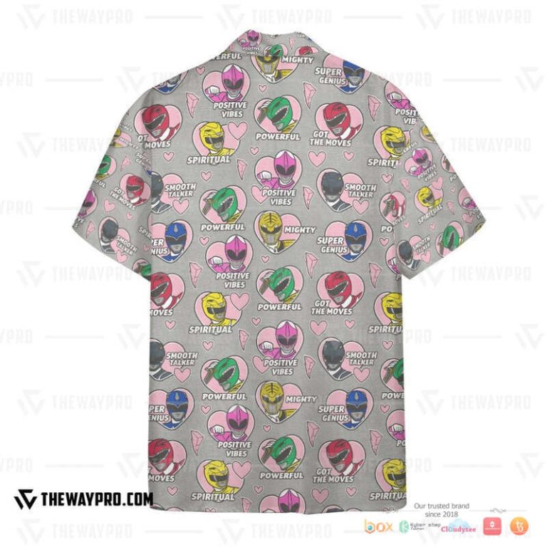 Mighty Morphin Power Rangers Positive Vibes Hawaiian Shirt, Short - Hot Sale 2025 Mighty Morphin Power Rangers Positive Vibes Hawaiian Shirt, Short - Hot Sale 2025