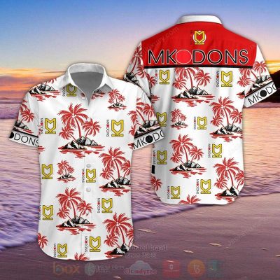 Milton Keynes Dons Hawaiian Shirt, Short - Hot Sale 2025
