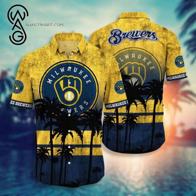 Milwaukee Brewers Baseball Team Combo Hawaiian Shirt And Shorts - Hot Sale 2025