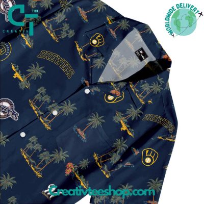 Milwaukee Brewers Victory Blend Hawaiian Set - Teesmith