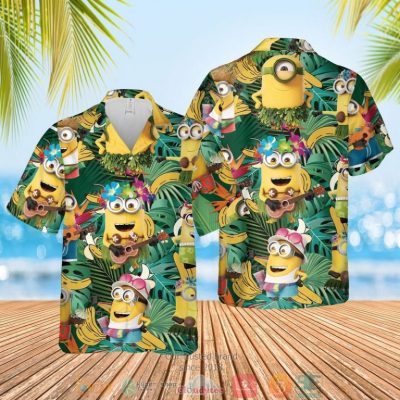 Minions Banana Hawaiian Shirt, Shorts - Hot Sale 2025