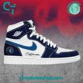 Minnesota Timberwolves Nba Playoffs Air Jordan 1 Sneaker - demo10