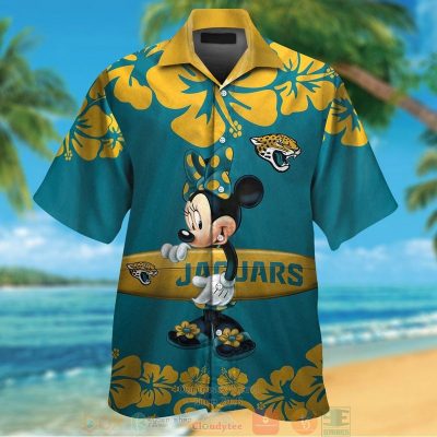 Minnie Mouse Jacksonville Jaguars Hawaiian Shirt And Shorts - Hot Sale 2025