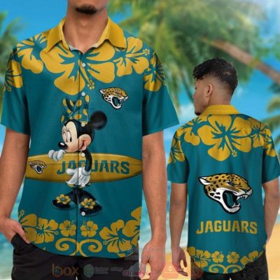 Minnie Mouse Jacksonville Jaguars Hawaiian Shirt And Shorts - Hot Sale 2025