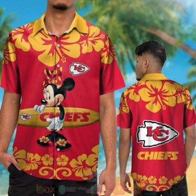 Minnie Mouse Kansas City Chiefs Hawaiian Shirt And Shorts - Hot Sale 2025
