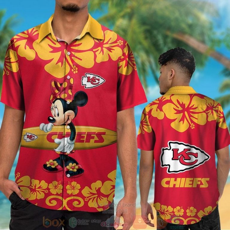 Minnie Mouse Kansas City Chiefs Hawaiian Shirt And Shorts - Hot Sale 2025
