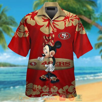 Minnie Mouse San Francisco 49Ers Hawaiian Shirt And Shorts - Hot Sale 2025