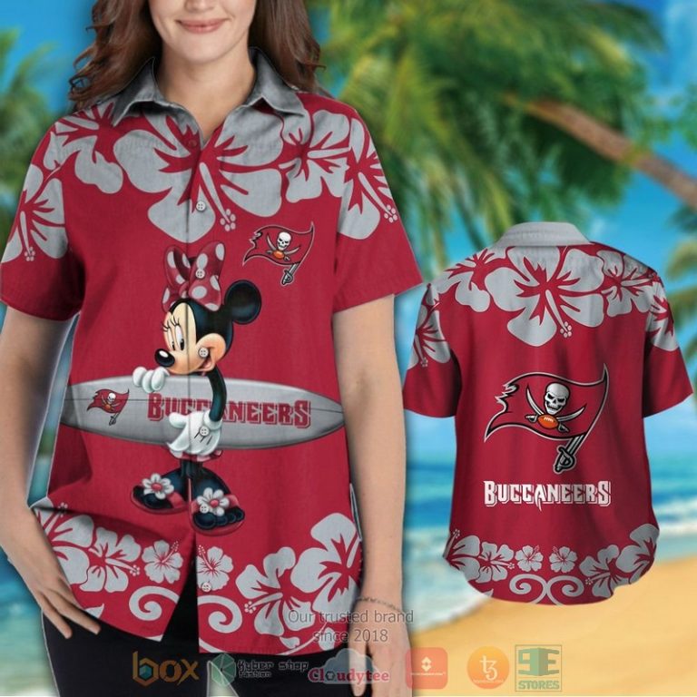 Minnie Mouse Tampa Bay Buccaneers Hawaiian Shirt And Shorts - Hot Sale 2025 Minnie Mouse Tampa Bay Buccaneers Hawaiian Shirt And Shorts - Hot Sale 2025