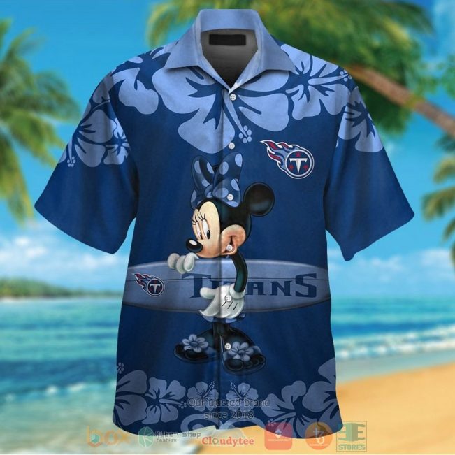 Minnie Mouse Tennessee Titans Hawaiian Shirt And Shorts - Hot Sale 2025