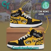 Missouri Tigers NCAA Custom Name Air Jordan 1 Sneaker - soulcals.com