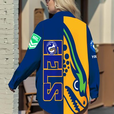 Parramatta Eels Women's Casual Shirt Personalized Gift For Fans v4
