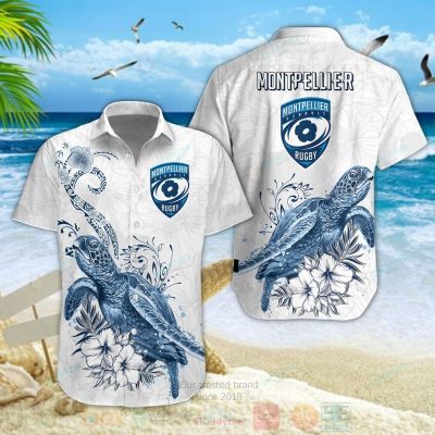 Montpellier Herault Rugby Turtle Hawaiian Shirt, Short - Hot Sale 2025