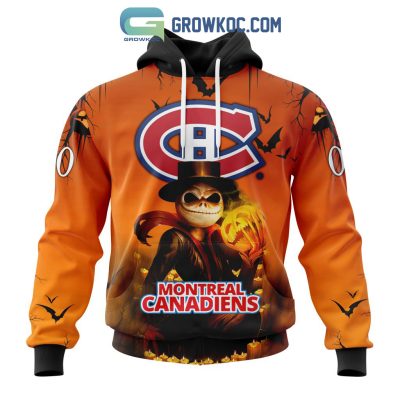 Montreal Canadiens NHL Special Jack Skellington Halloween Concepts Hoodie T Shirt