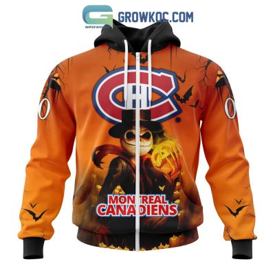 Montreal Canadiens NHL Special Jack Skellington Halloween Concepts Hoodie T Shirt