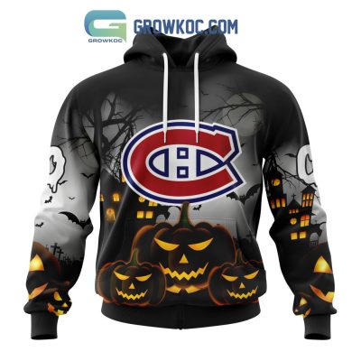 Montreal Canadiens NHL Special Pumpkin Halloween Night Hoodie T Shirt
