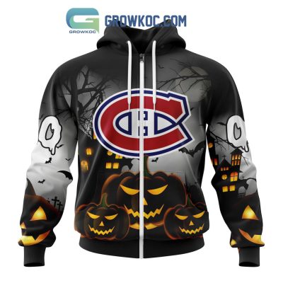 Montreal Canadiens NHL Special Pumpkin Halloween Night Hoodie T Shirt