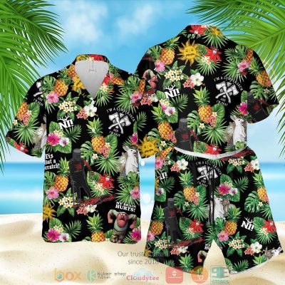 Monty Python Pineapple Black Hawaiian Shirt, Shorts - Hot Sale 2025