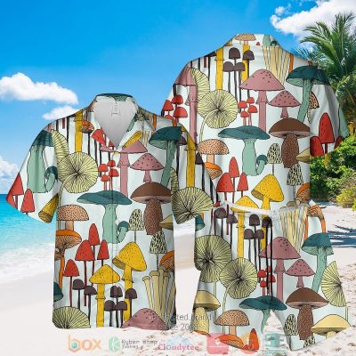 Mushroom Hawaiian Shirt, Shorts - Hot Sale 2025