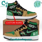 NBA Boston Celtics Personalized Air Jordan 1 Sneaker - soulcals.com