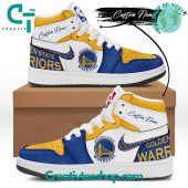 NBA Golden State Warriors Personalized Air Jordan 1 Sneaker - soulcals.com