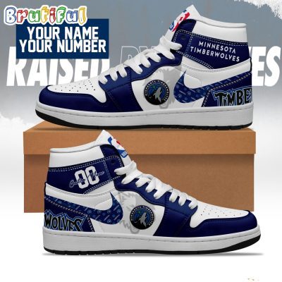 NBA Minnesota Timberwolves Bring Ya Ass Air Jordan 1 Shoes Sneaker