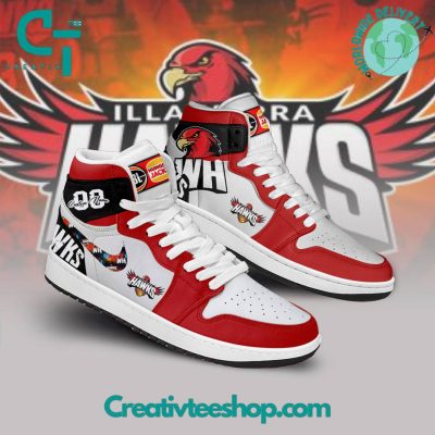 NBL Illawarra Hawks Personalized Air Jordan 1 Sneaker - soulcals.com